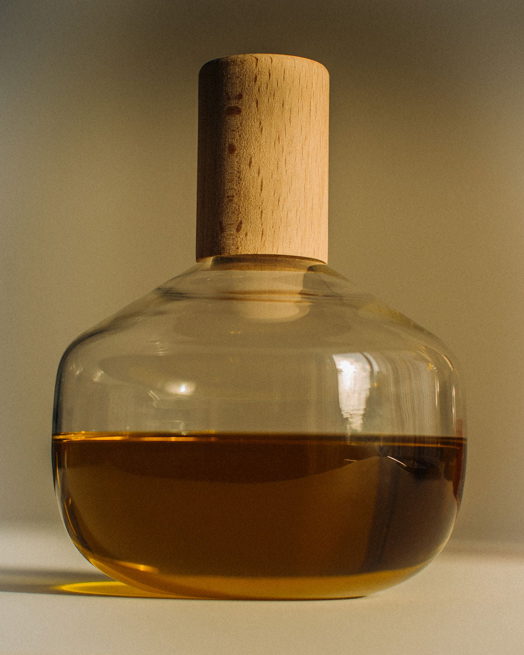 R+D.LAB Trulli Bottle half filled with olive oil. 
