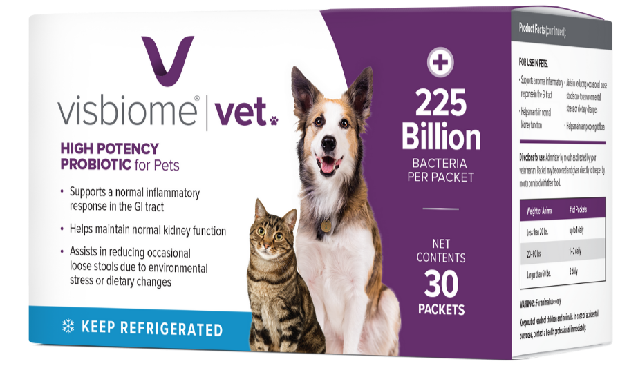 visbiome vet probiotic for dogs