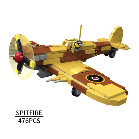 toy spitfire airplane