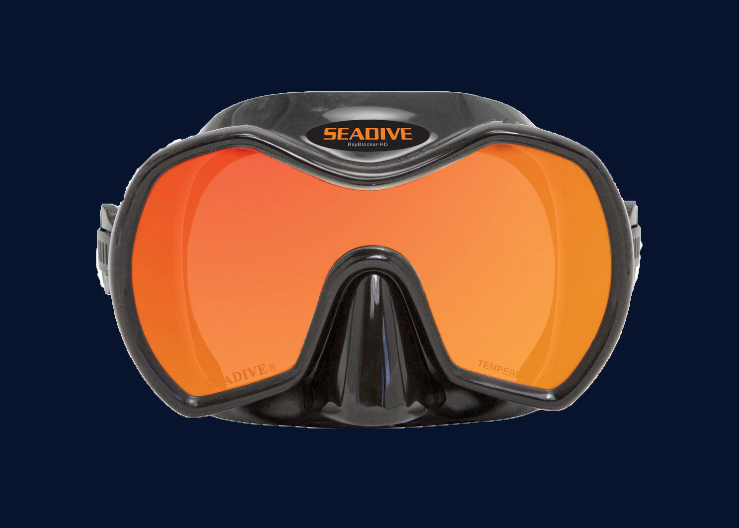 Scubatech Mask Frameless Classic, black silicon matt - Articdiving