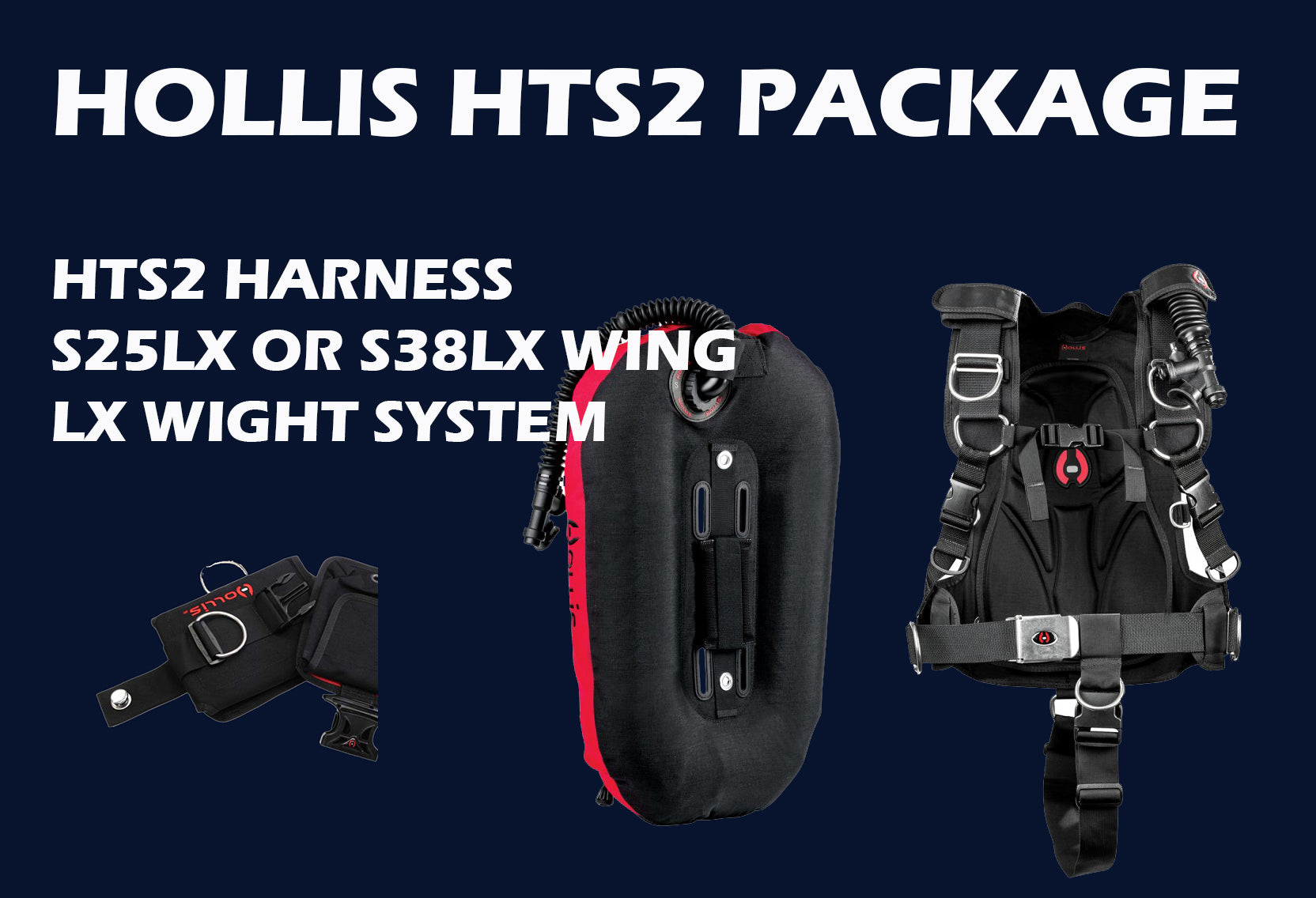 HTS 2 BCD Package System | Scuba Dive It Gear