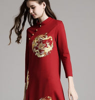 Qipao traditional Chinese oriental dress women cheongsam sexy modern Chinese dress qi pao female ladies asian dress TA883