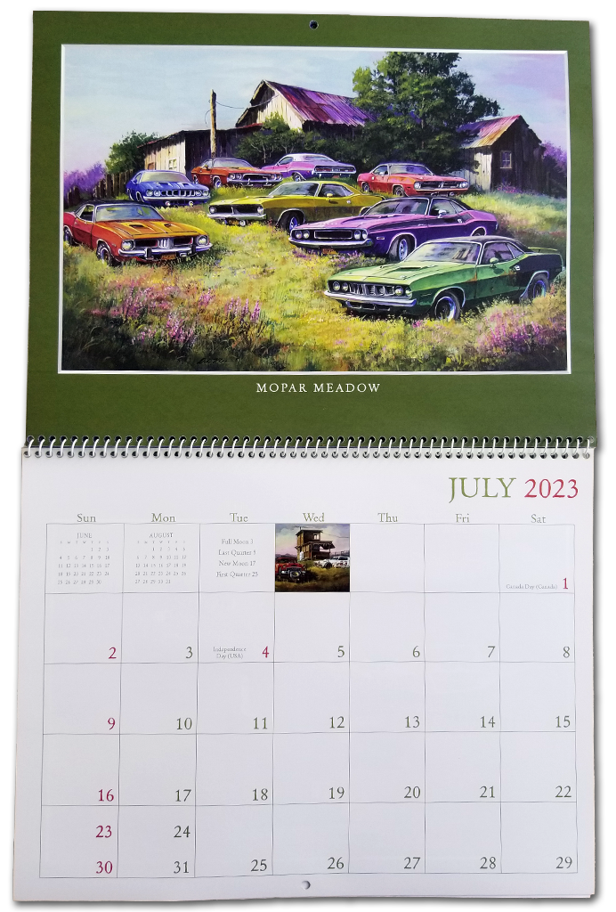 "2023 Junkyard Classics Calendar" SORRY _ SOLD OUT – Dale Klee Art Gallery