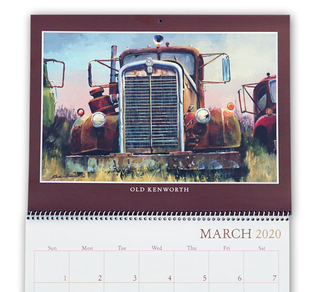 "2020 Junkyard Classics Calendar" – Dale Klee Art Gallery