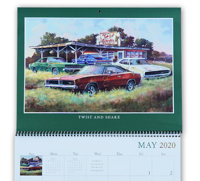 "2020 Junkyard Classics Calendar" – Dale Klee Art Gallery