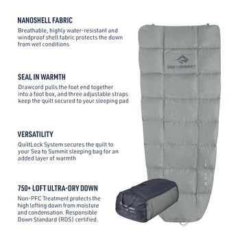 Cra-wallonieShops, Features Sea to summit Flame FMI Sleeping Bag