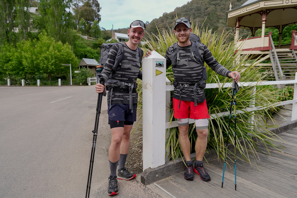 matt gore and giles penfold hiking for takayna