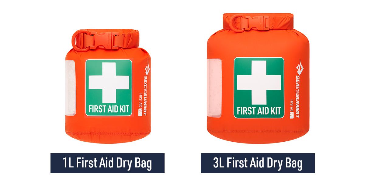 first aid dry bag size comparisons