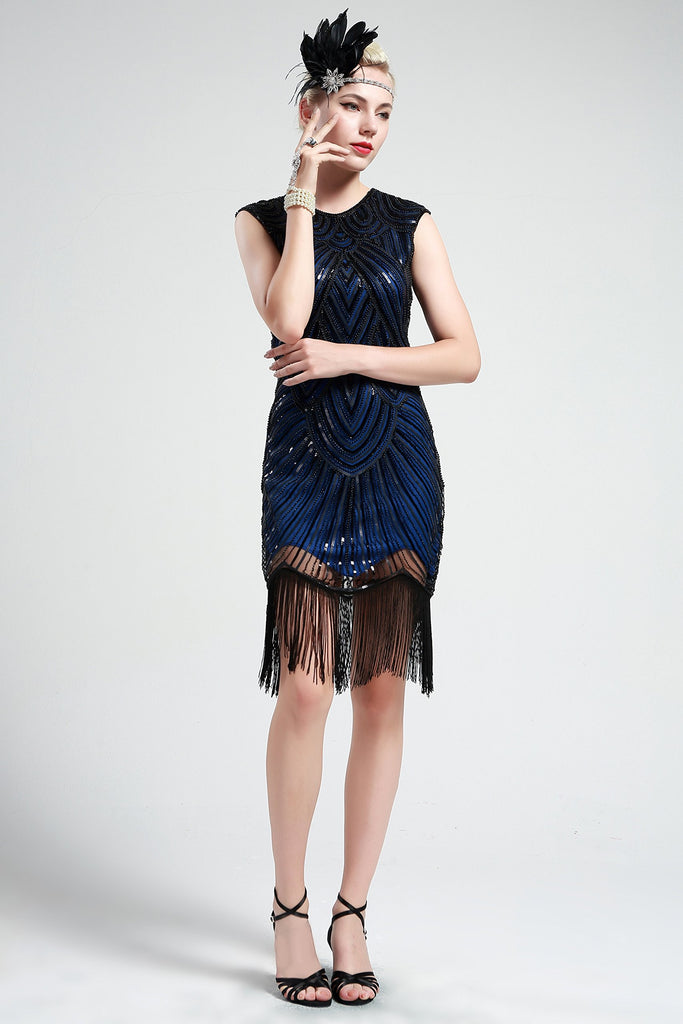 blue gatsby dress