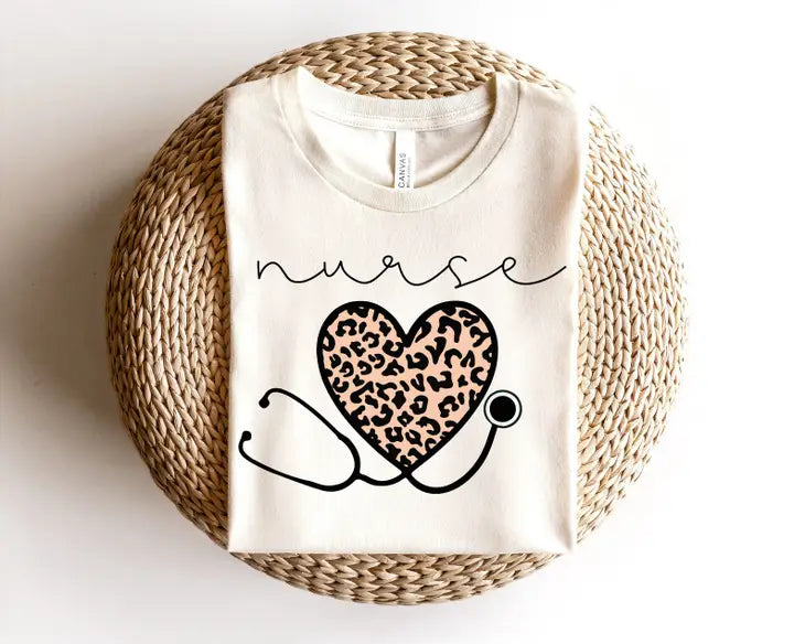 Leopard Nurse Tee