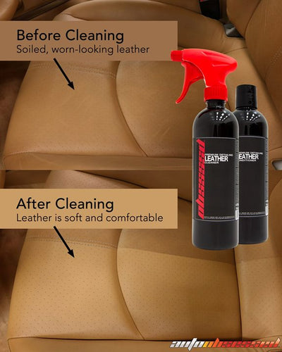 Before and After Cleaning and Conditioning Leather - Auto Obsessed