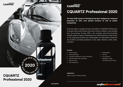 Carpro Ceramic Coating, CQaurts Professional