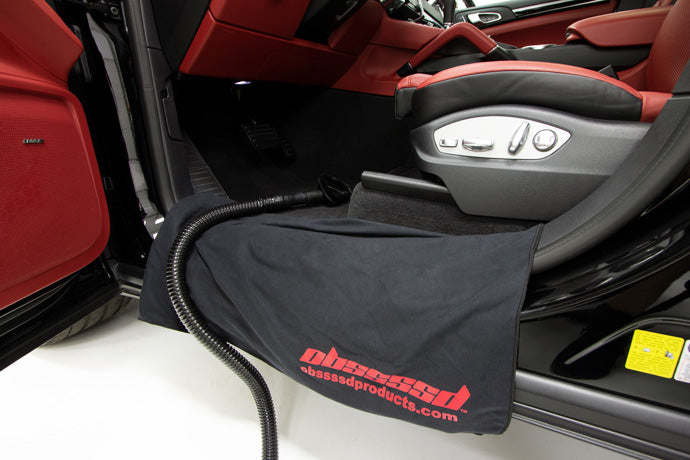 Protect interior gloss trim, consoles, plastics, and door sills.