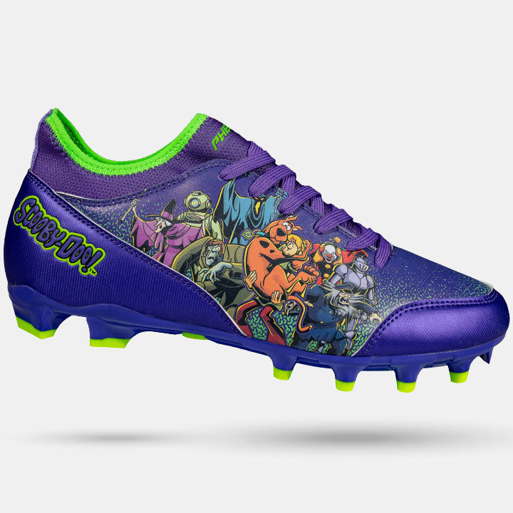 Scooby-Doo 'Unmasked' Purple Football Cleats - Velocity 3.0 by Phenom Elite