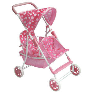 double doll stroller