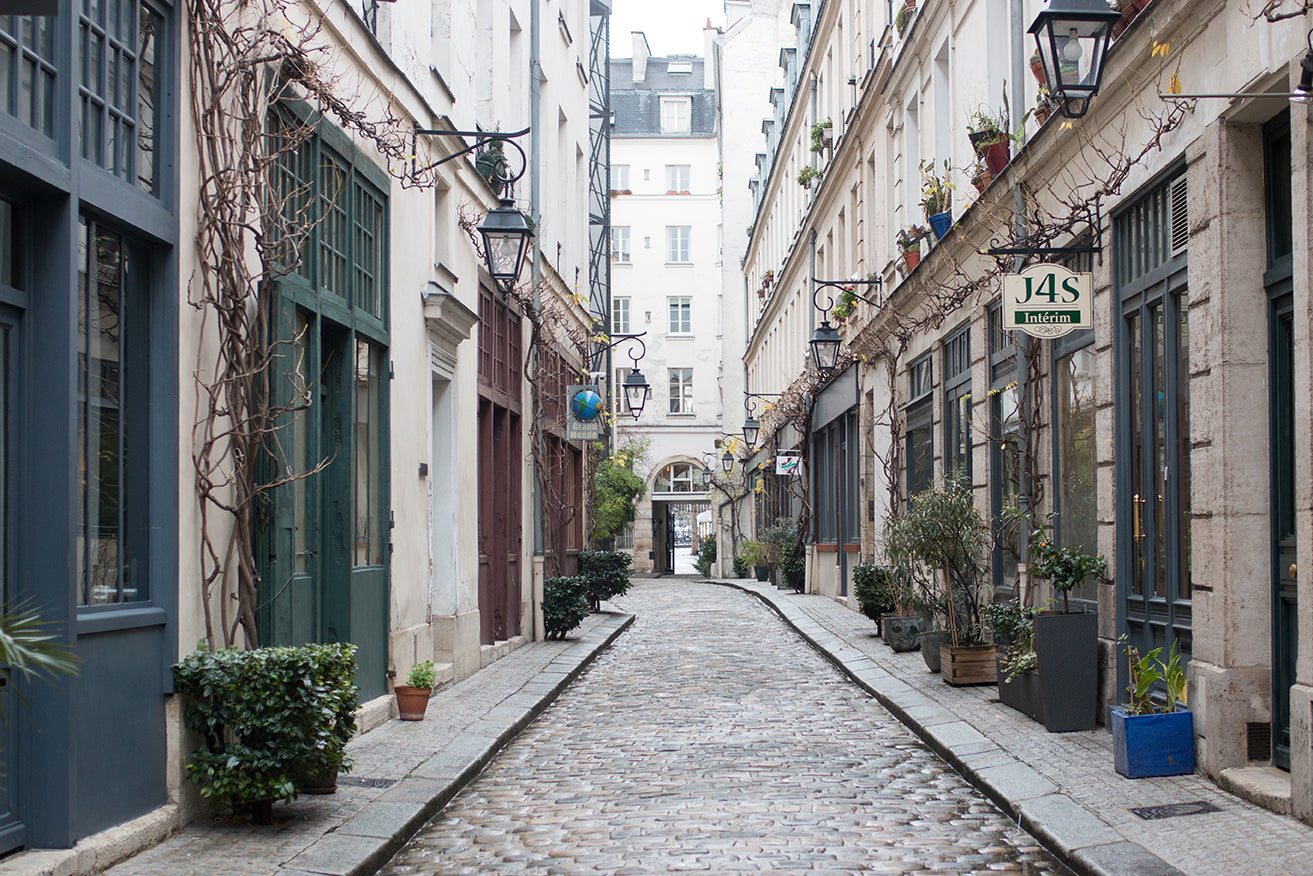 Rain Soaked Cobblestone Streets In Paris Rebecca Plotnick Photography