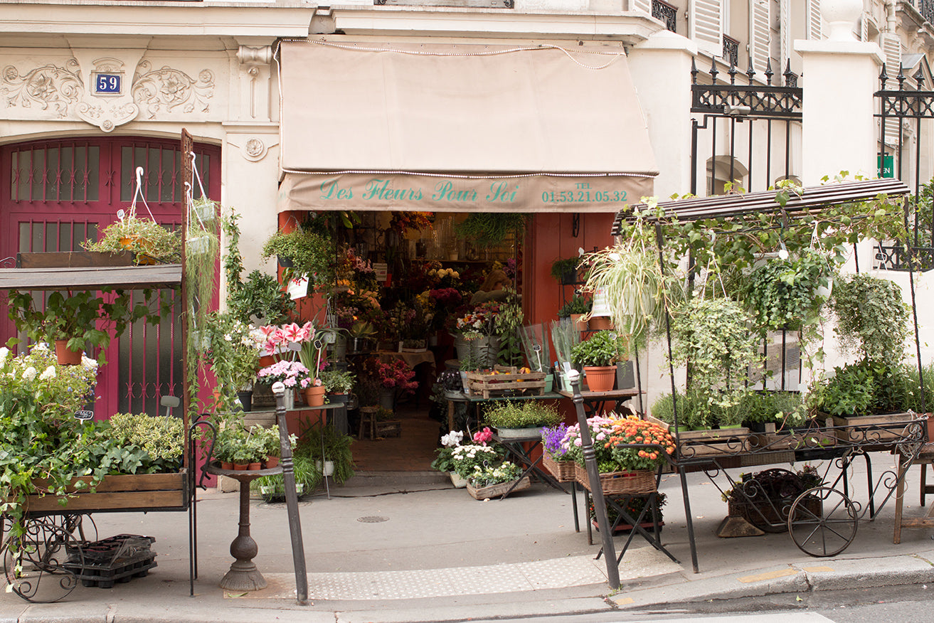 Цветочный магазин в Париже
