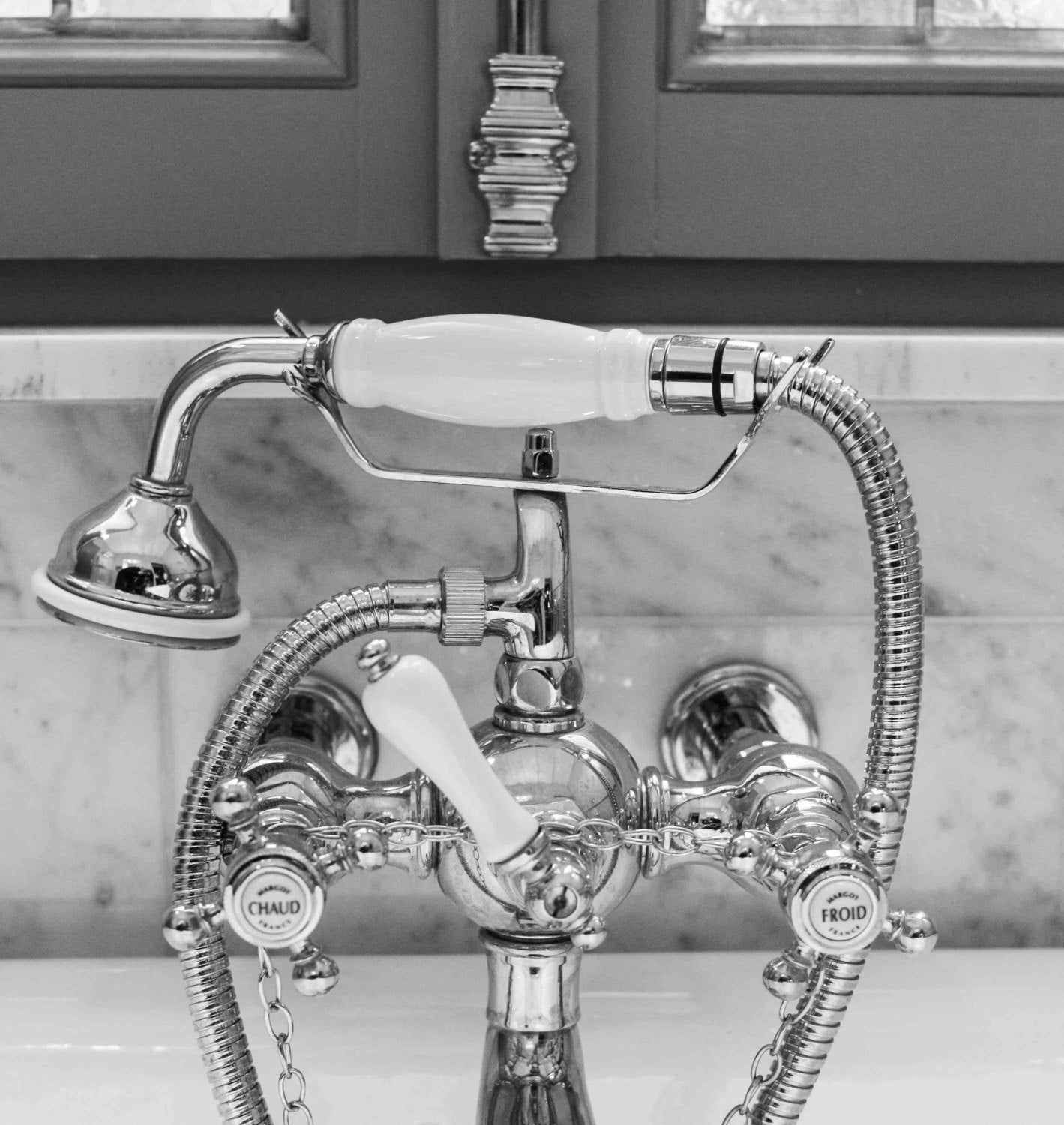 French Hot And Cold Bathroom Faucet Set Of 4 Rebecca Plotnick