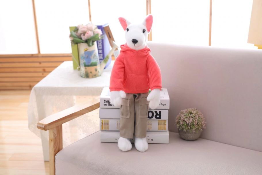 bull terrier plush