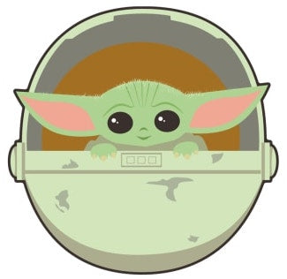 Mandalorian Baby Yoda In Egg Decal Sticker Collector S Heaven