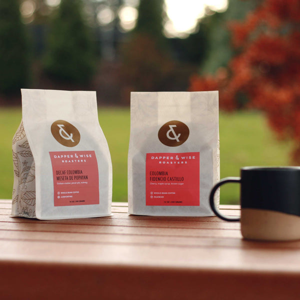 Decaf Colombia and Colombia Single Origin Blends
