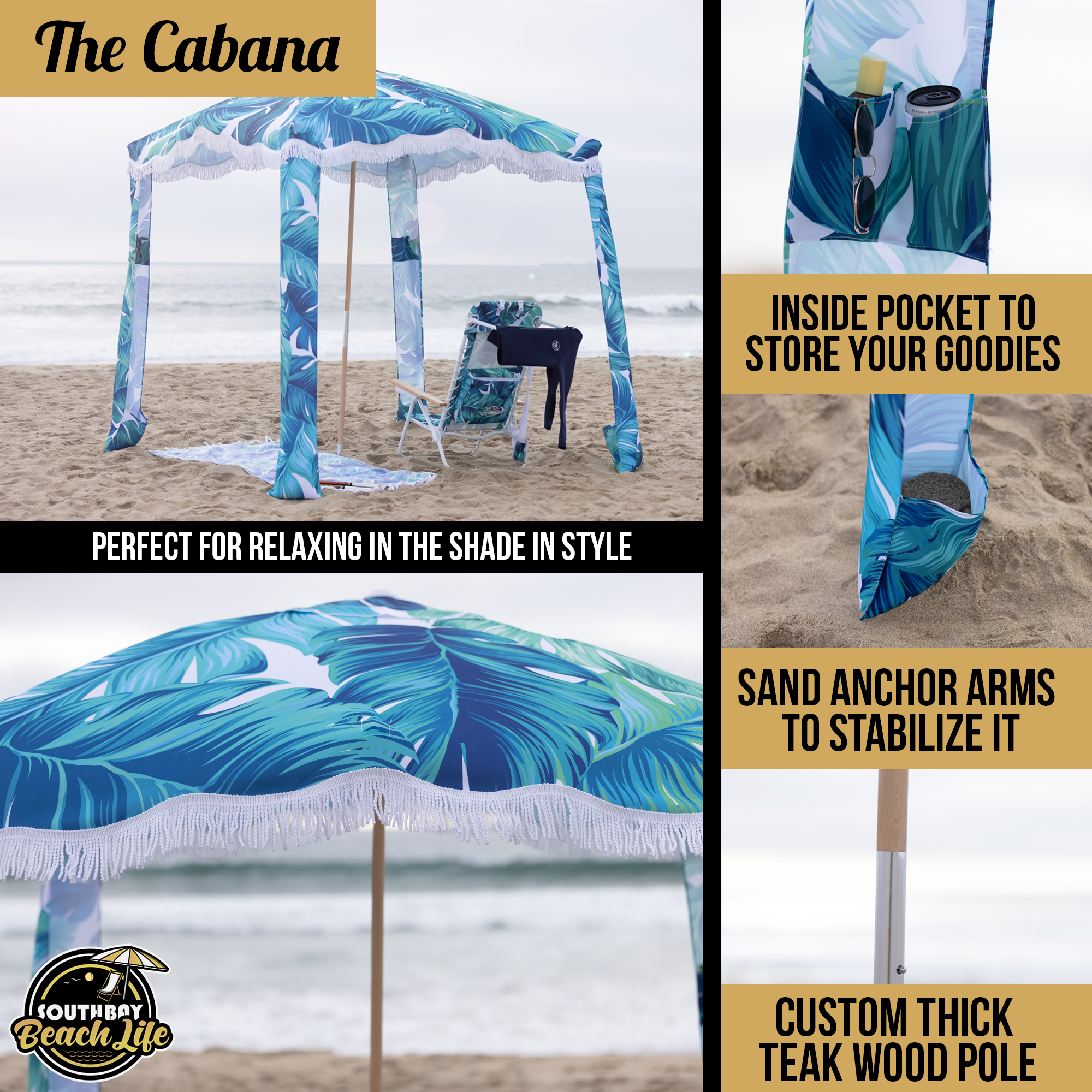 cabana style beach umbrella