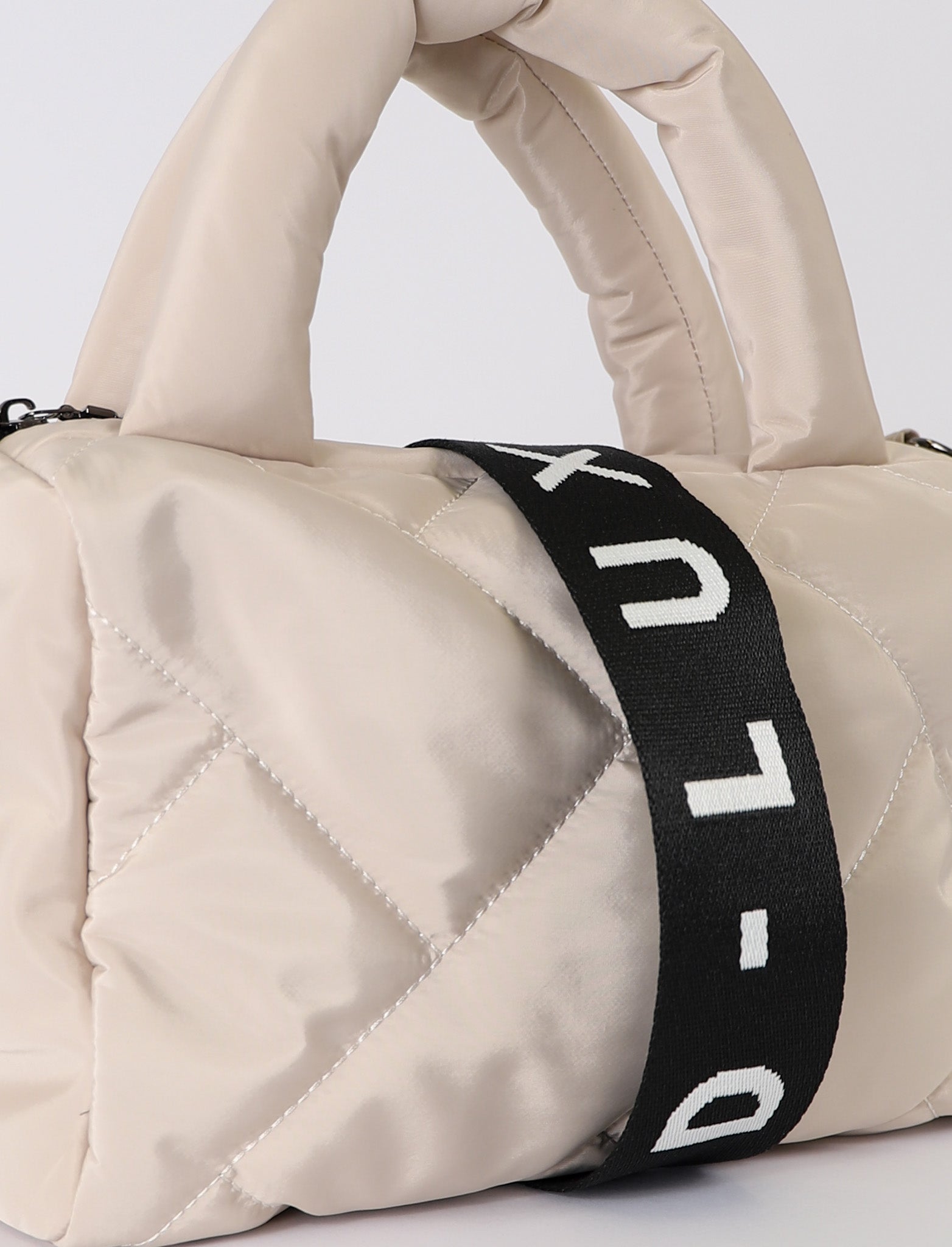 Decjuba D-Luxe Quilted Crossbody Bag in Khaki Green