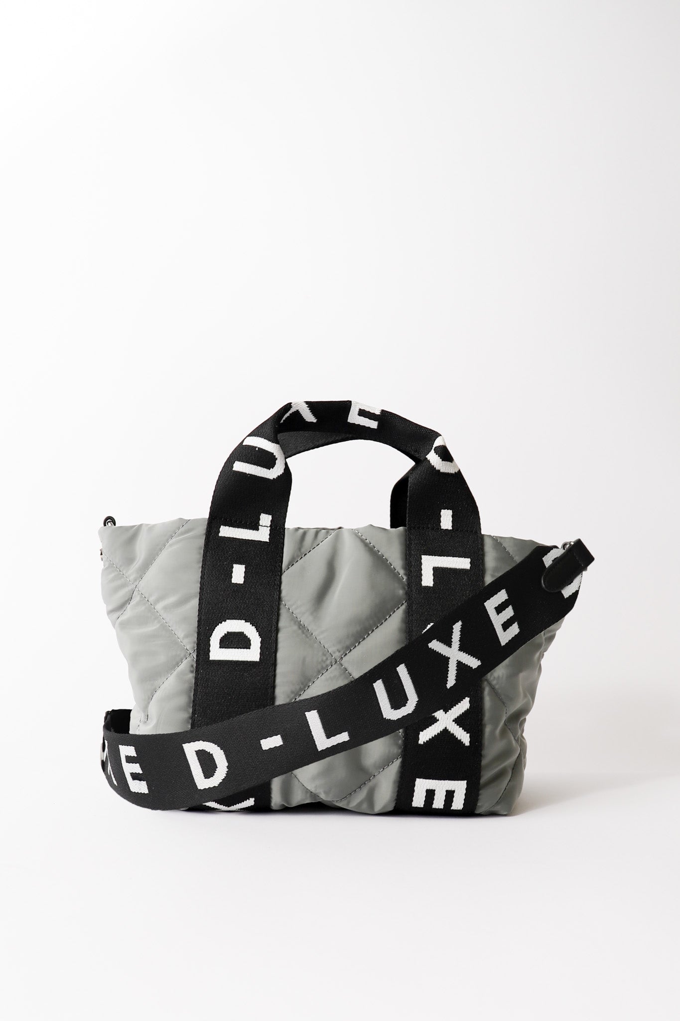 D-Luxe Quilted Crossbody Bag — Kaffir Green