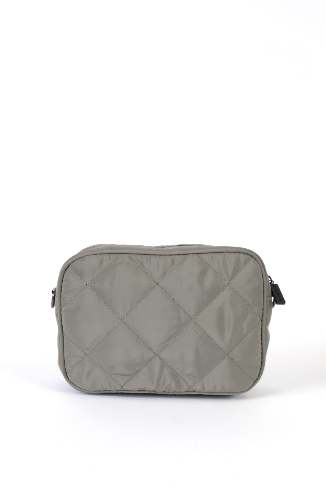 D-Luxe Quilted Crossbody Bag — Black