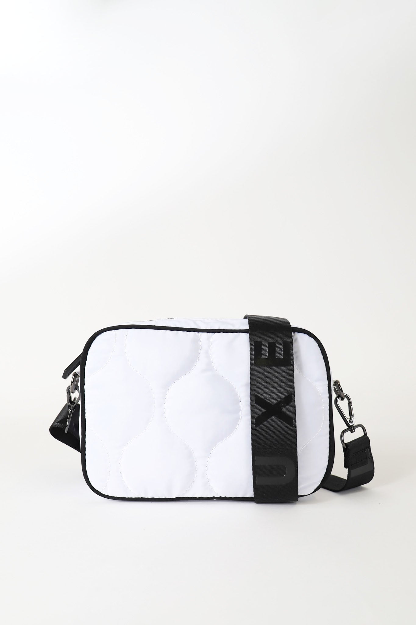 D-Luxe Essential Crossbody Bag — WHITE/BLACK | DECJUBA