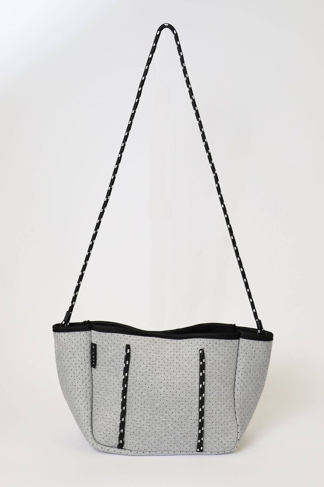 D-Luxe Punched Neoprene Tote — Black