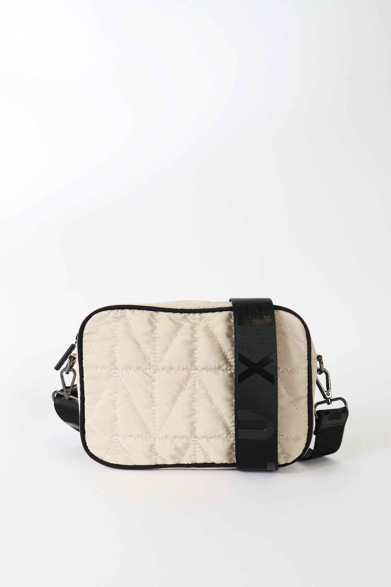 D-Luxe Essential Crossbody Bag — Stone/Black | DECJUBA