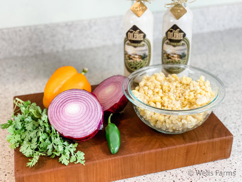 Cilantro Lime Corn Salad by Sarah Wells of Wells Farms Beef and Wells Farms Kitchen