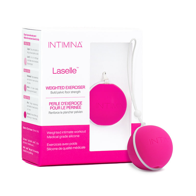 Estimulador Conjunto de Exercitadores Com Peso Laselle Intimina (3 Pesos  para O Pavimento Pélvico Feminino - 28 G, 38 G, 48 G)