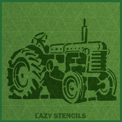 john deere tractor stencil