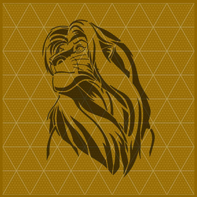 Lion Head Stencils - Stencil Revolution