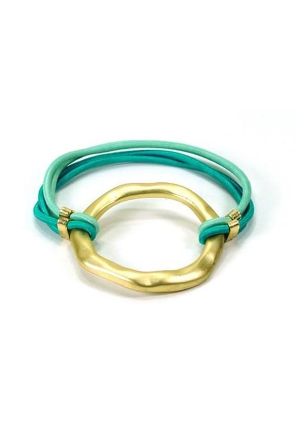 Hammered Circle Bracelet
