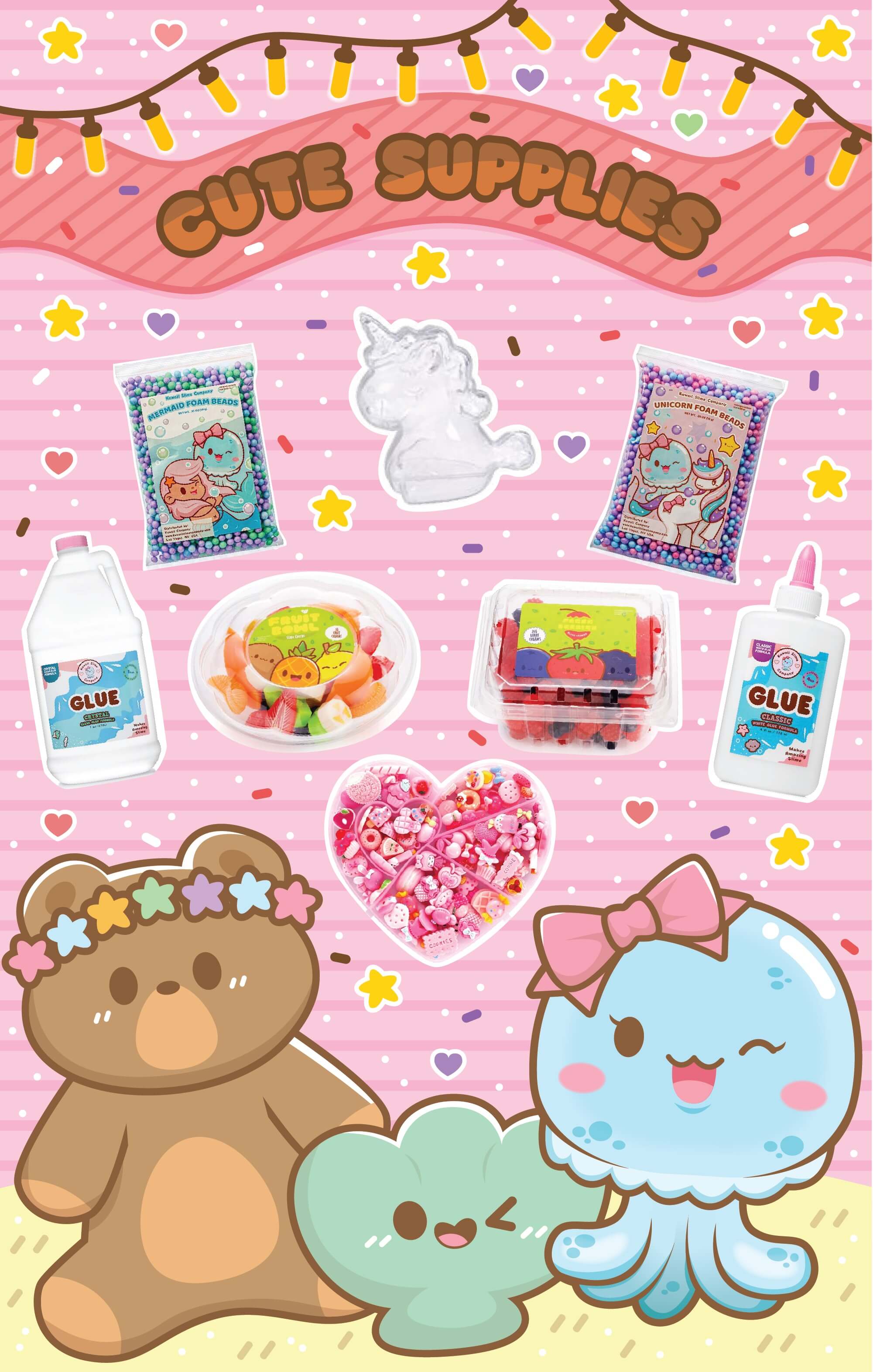 Kawaii Slime - Polar Bear Plunge - G.Williker's Toy Shoppe Inc