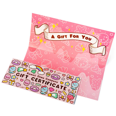 A Gift For You! Certificate