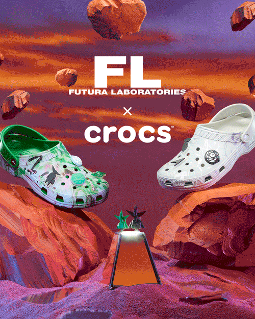 Futura Laboratories x Crocs at CROSSOVER