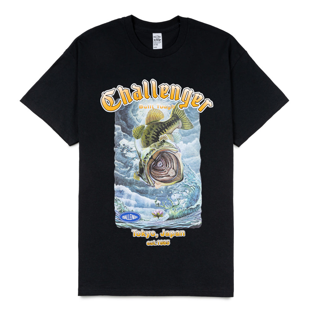 Challenger Burning Snake Ringer Tee | White – CROSSOVER