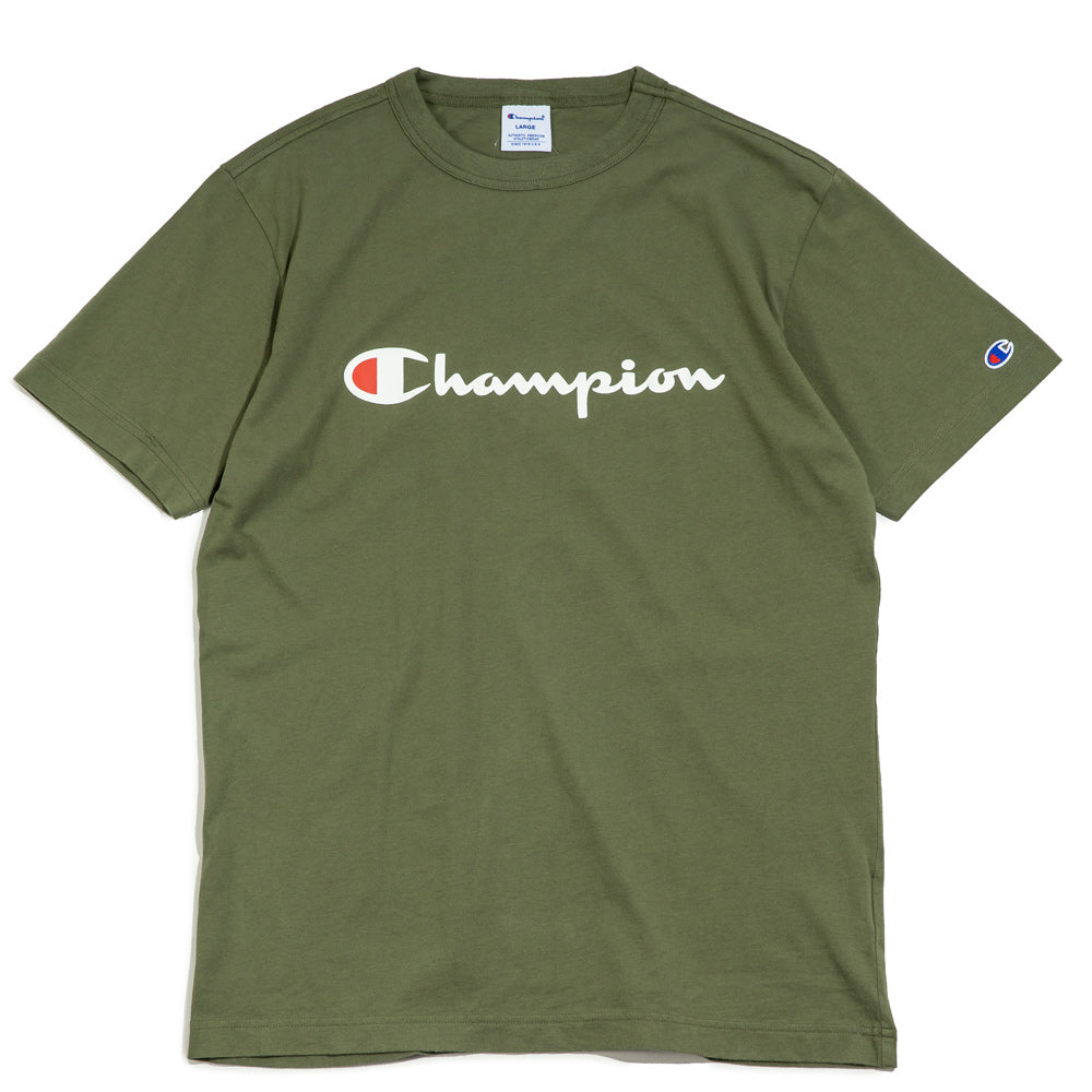 champion dark green t shirt