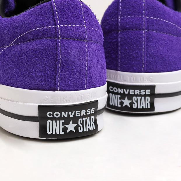 converse one star suede purple