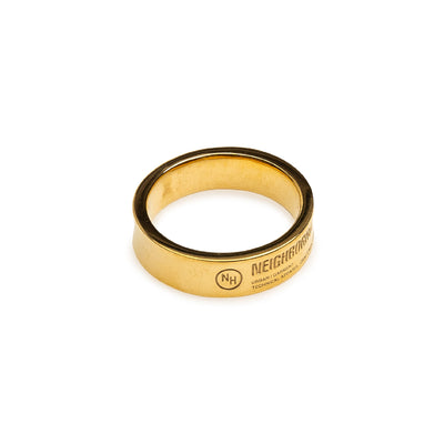 NEIGHBORHOOD GOLD PLAIN RING15号 | viratindustries.com