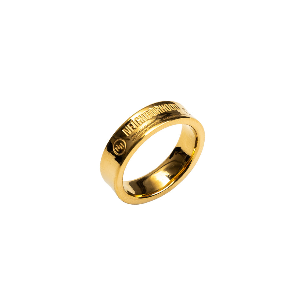 NEIGHBORHOOD GOLD SIGNET RING | www.jarussi.com.br