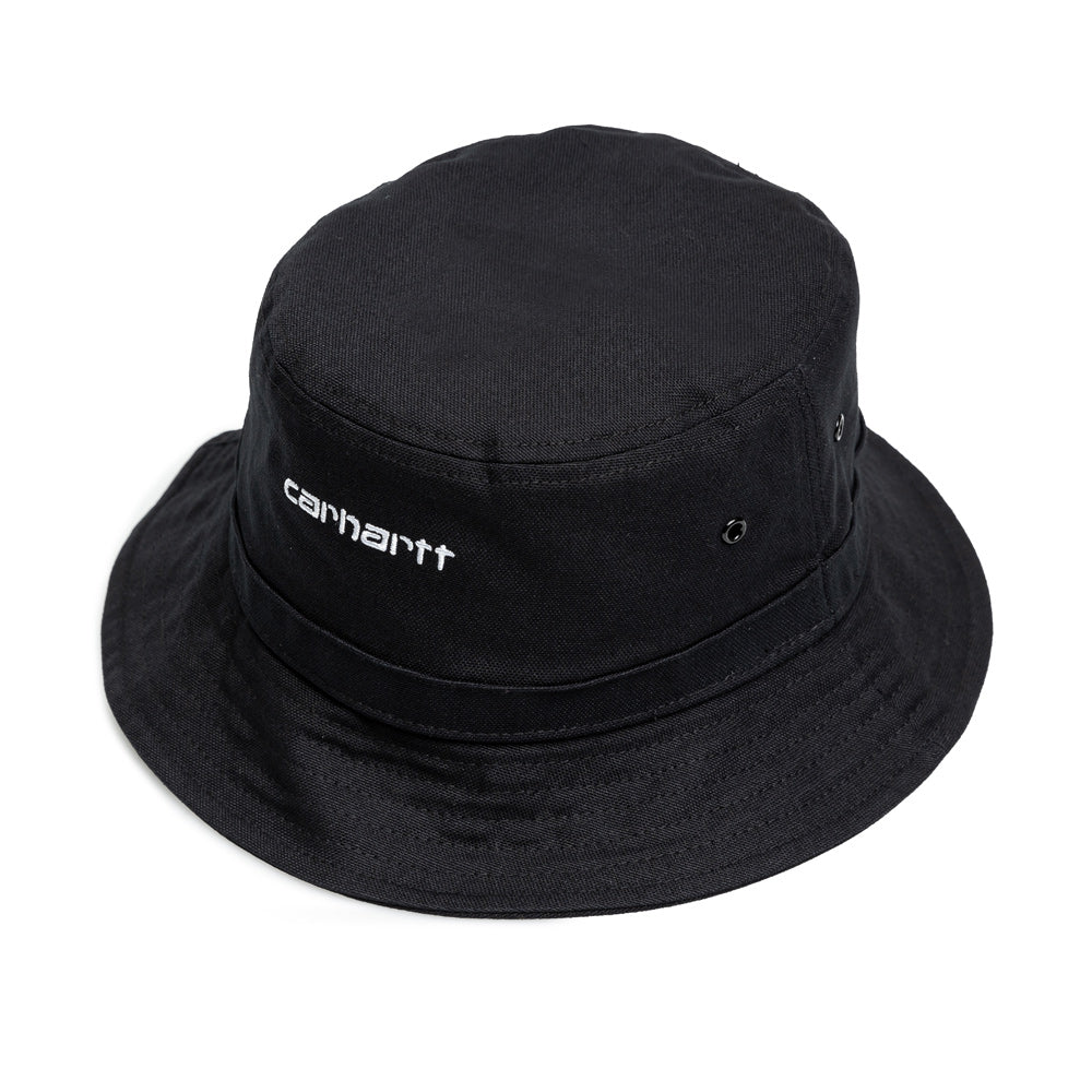 Order Carhartt WIP Script Bucket Hat white/black Hats & Caps from solebox