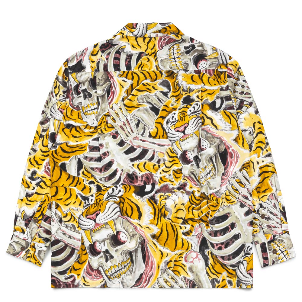 Wacko Maria Hawaiian L/S Shirt | White – CROSSOVER