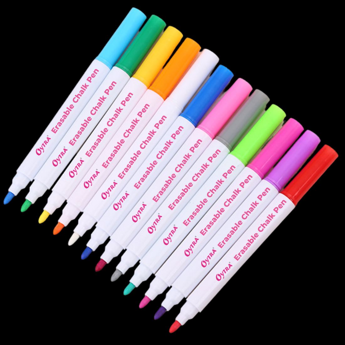 1 PC Liquid Chalk Marker Pens Erasable Multi Colored Highlighters LED  Writing Board Glass Window Art 8 Colours Marker Pens