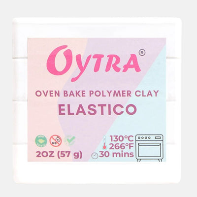 White Polymer Oven Bake Clay for Jewelry Making - Oytra