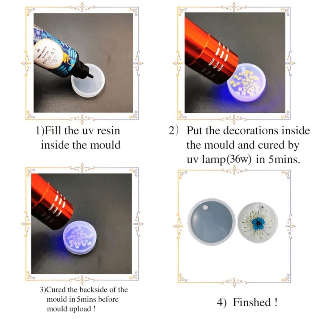 UV Resin Hard and UV Light Curing Lamp Combo - Oytra